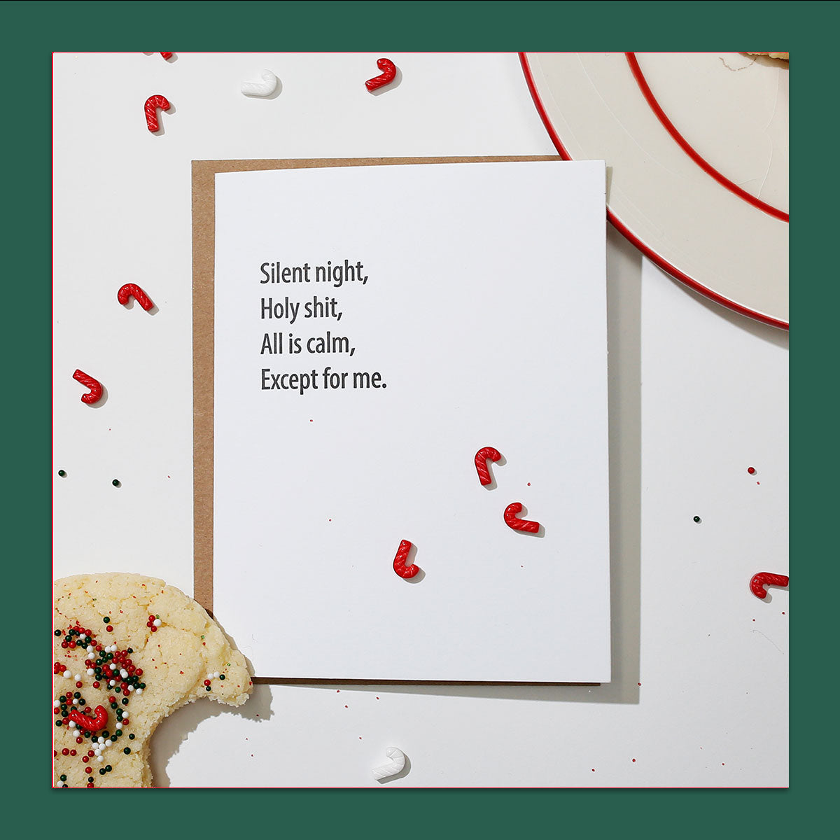 Silent Night Holiday Card