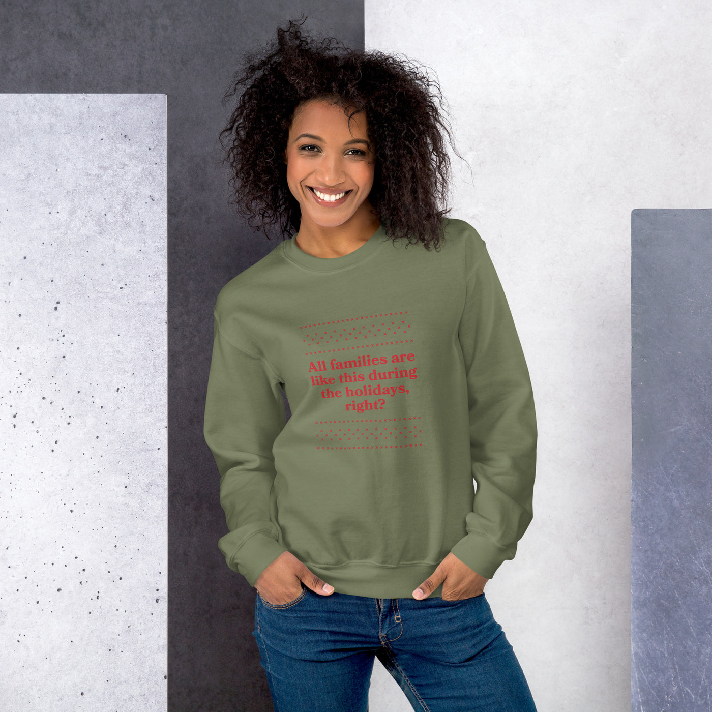 All Families Christmas Sweatshirt