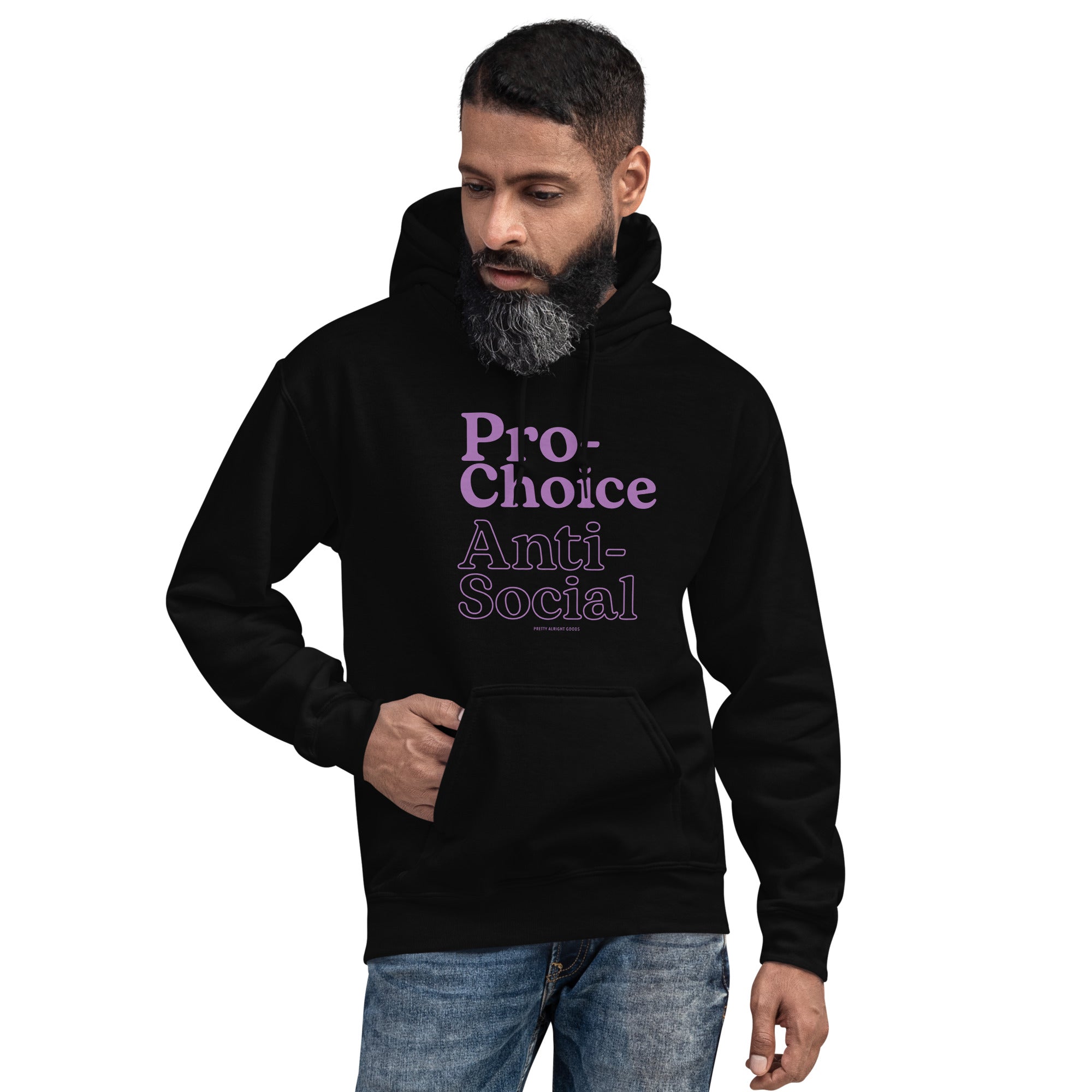 Pro-Choice Anti Social Hoodie