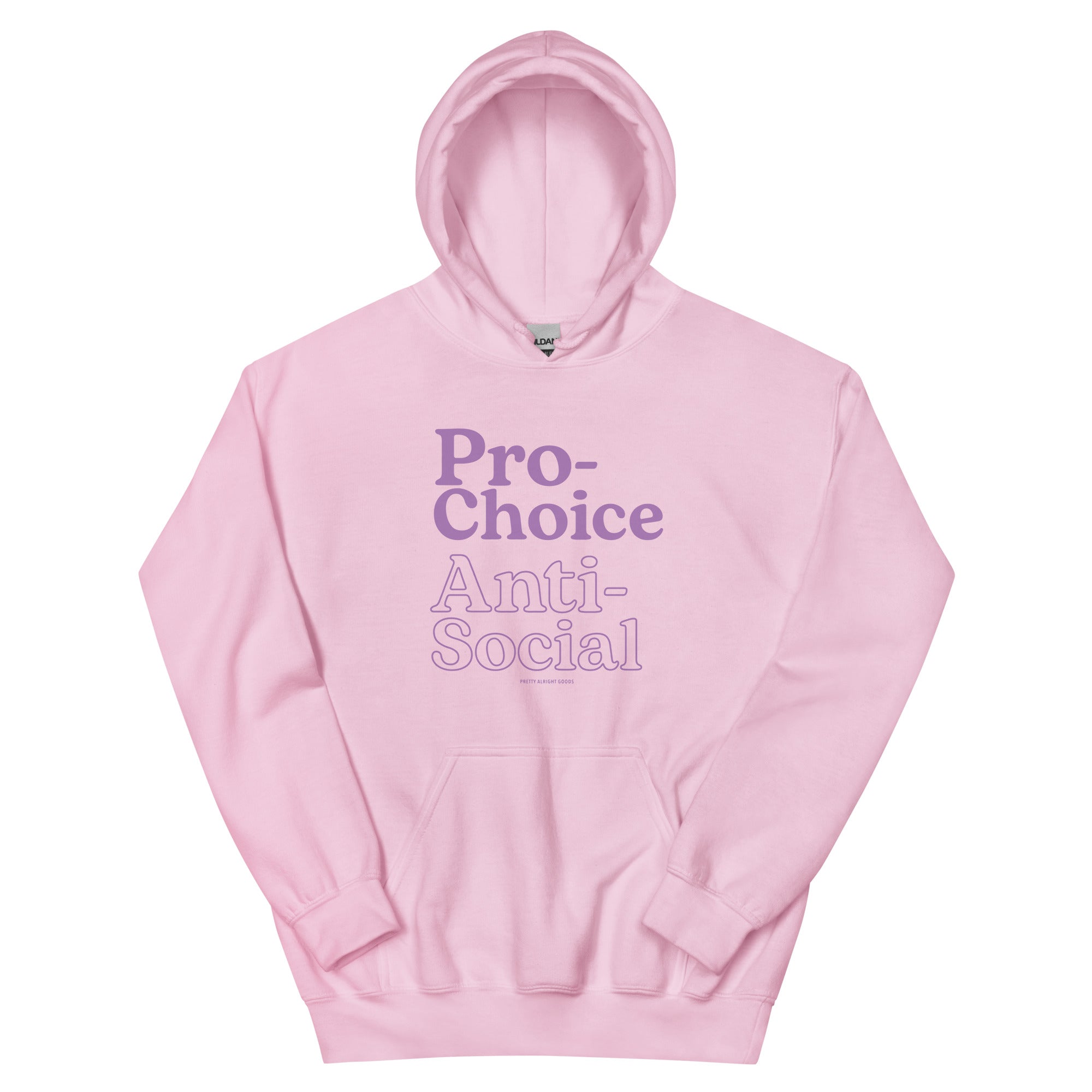 Anti social pink hoodie on sale