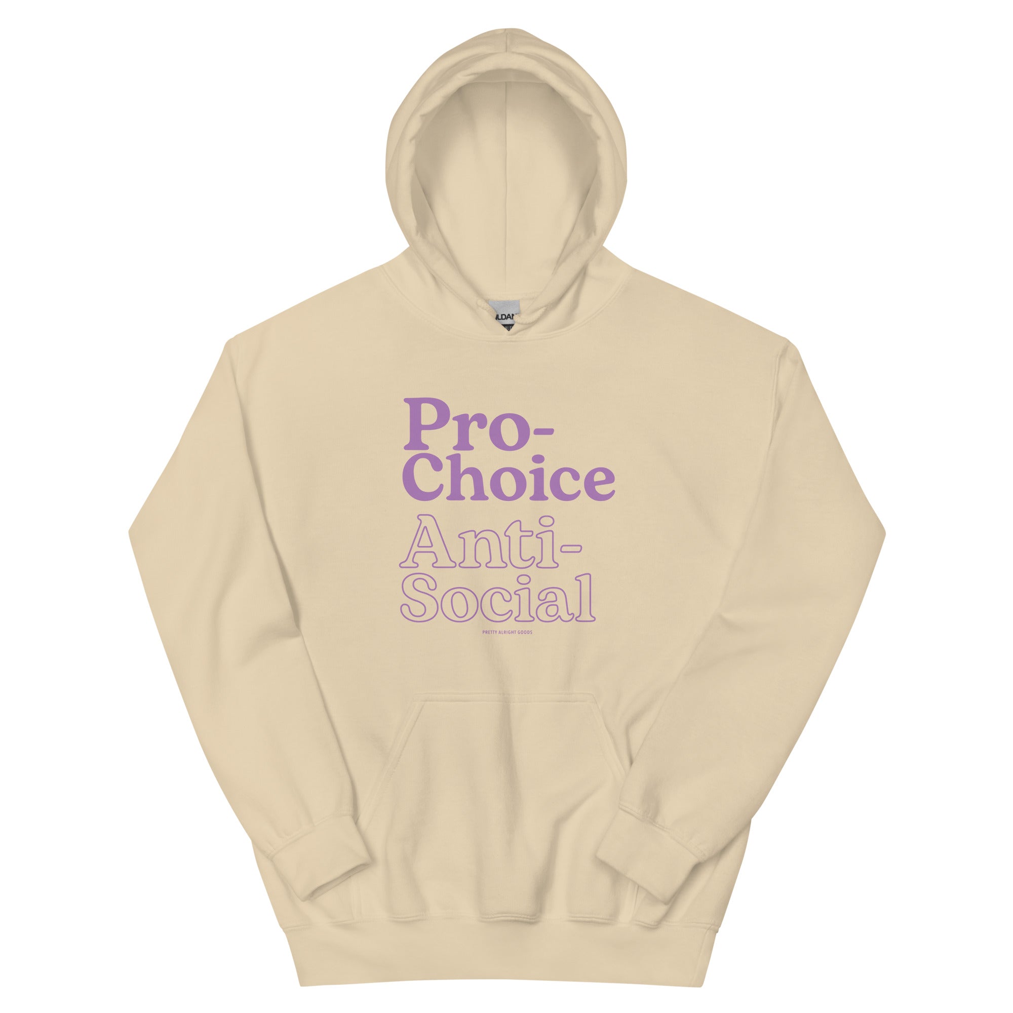 Pro-Choice Anti Social Hoodie