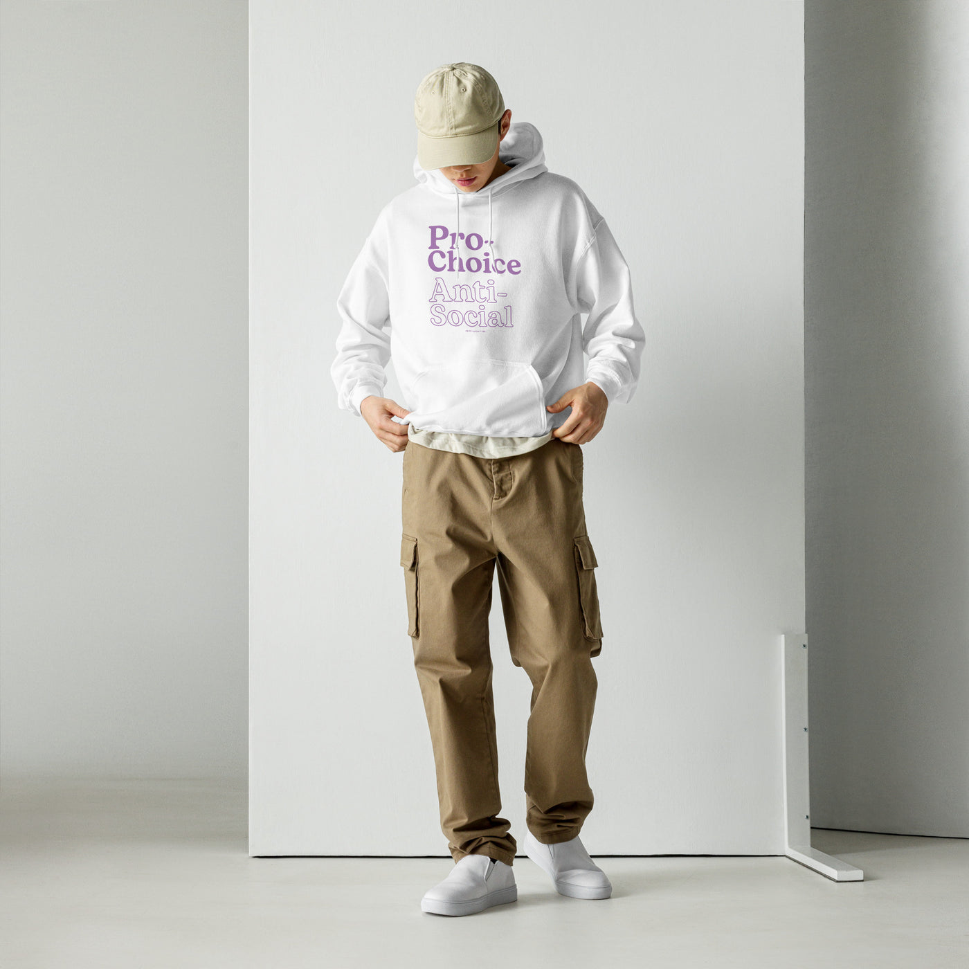 Pro-Choice Anti Social Hoodie