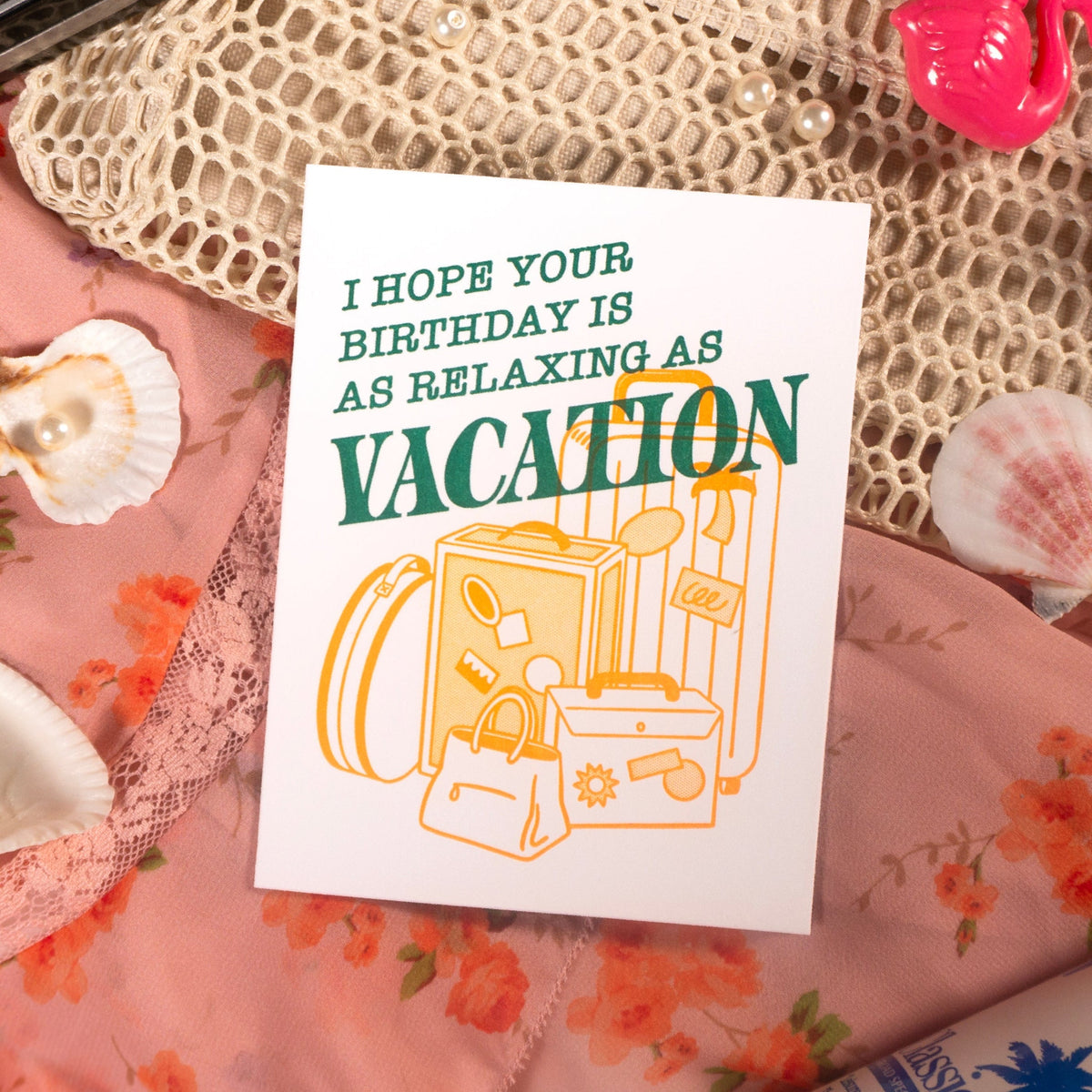 Vacation Birthday Card