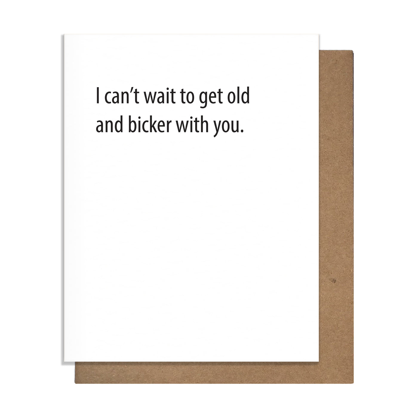 Bicker Card, Greeting Card, love quotes