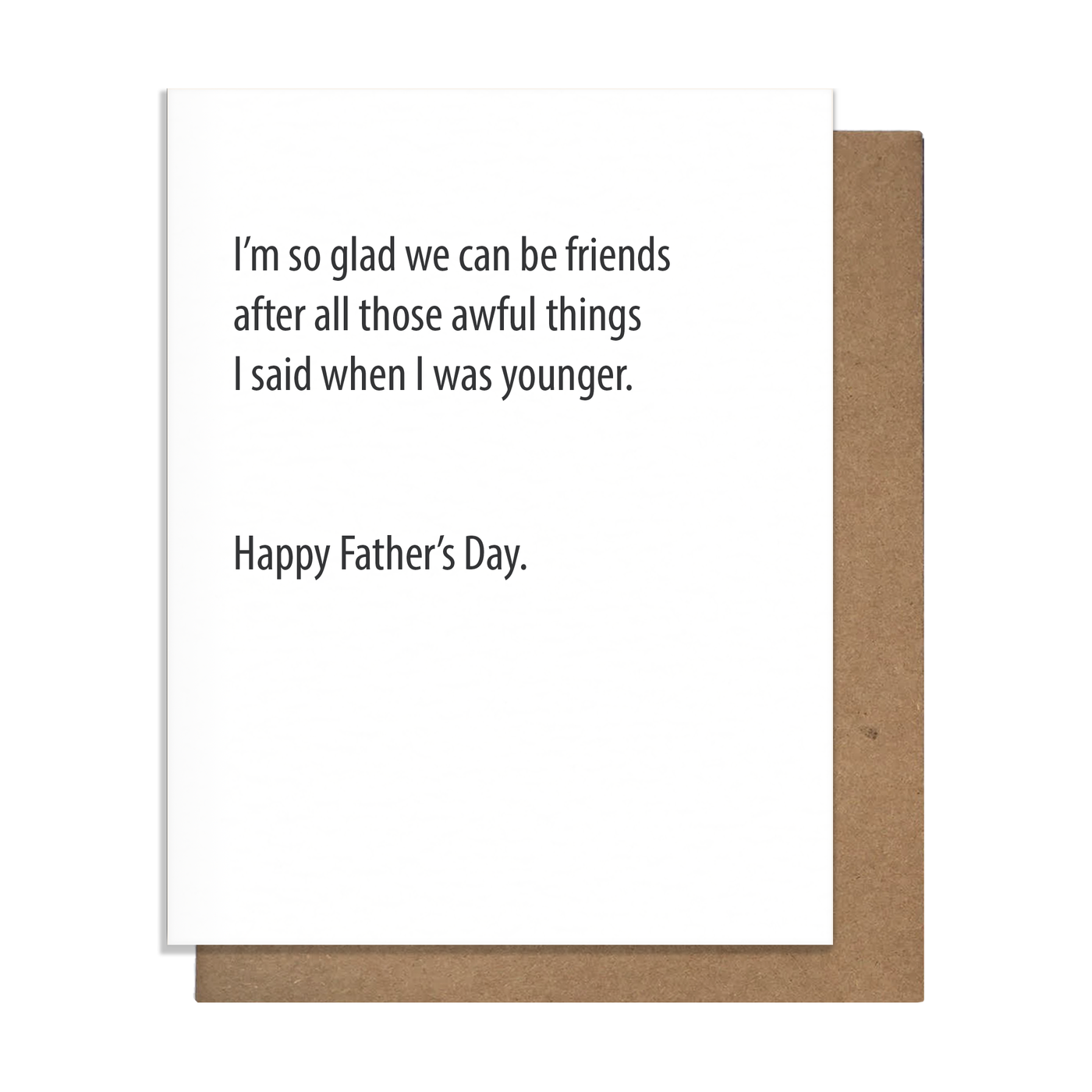 Dad Friends Card, Greeting Card, Dad