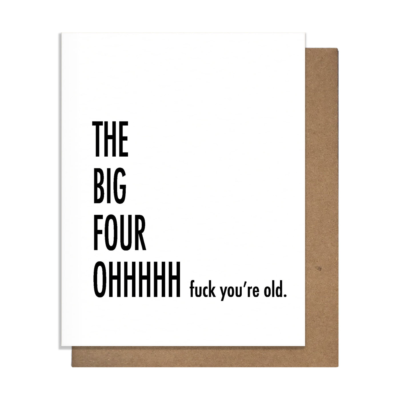 The Big 40 Birthday Card, Greeting Card, Happy Birthday