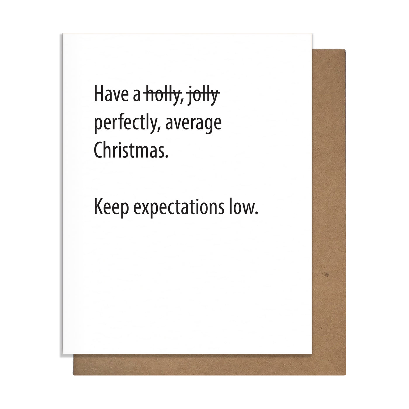 Holly Jolly Card, Greeting Card, Holiday