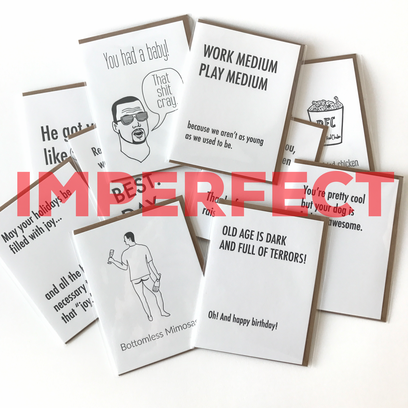 Imperfect Card 10 Pack