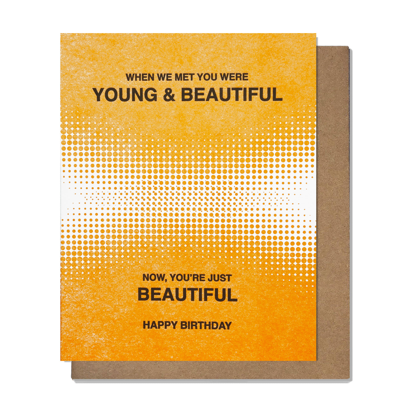 Just Beautiful Card, Greeting Card, Happy Birthday
