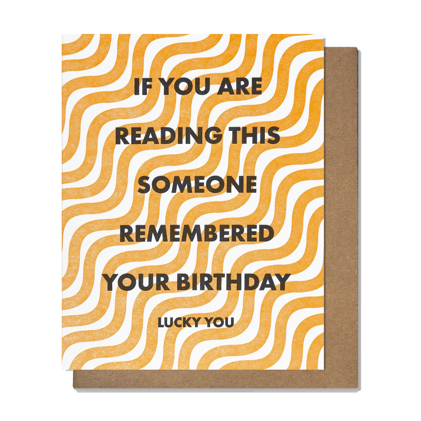 Lucky You Card, Greeting Card, Happy Birthday