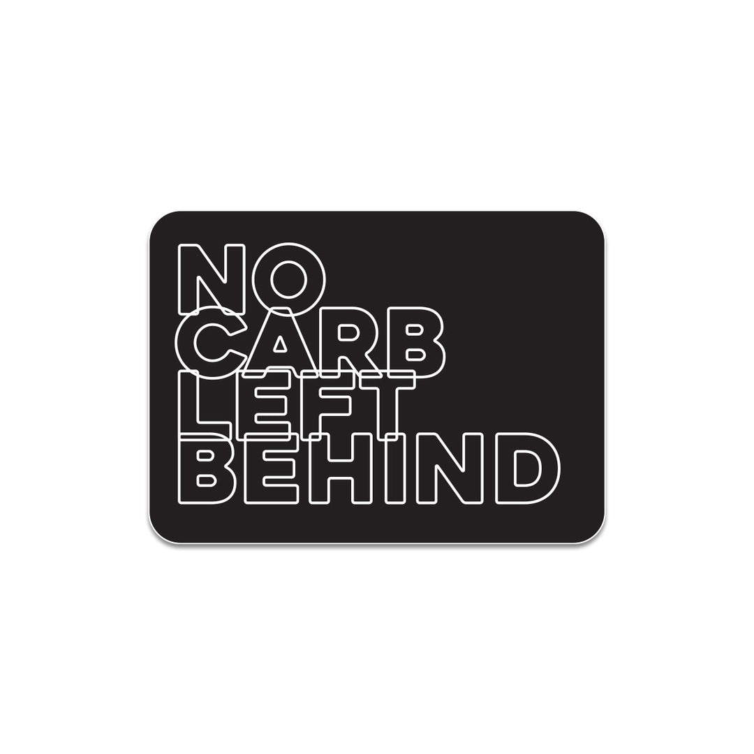 No Carb Sticker