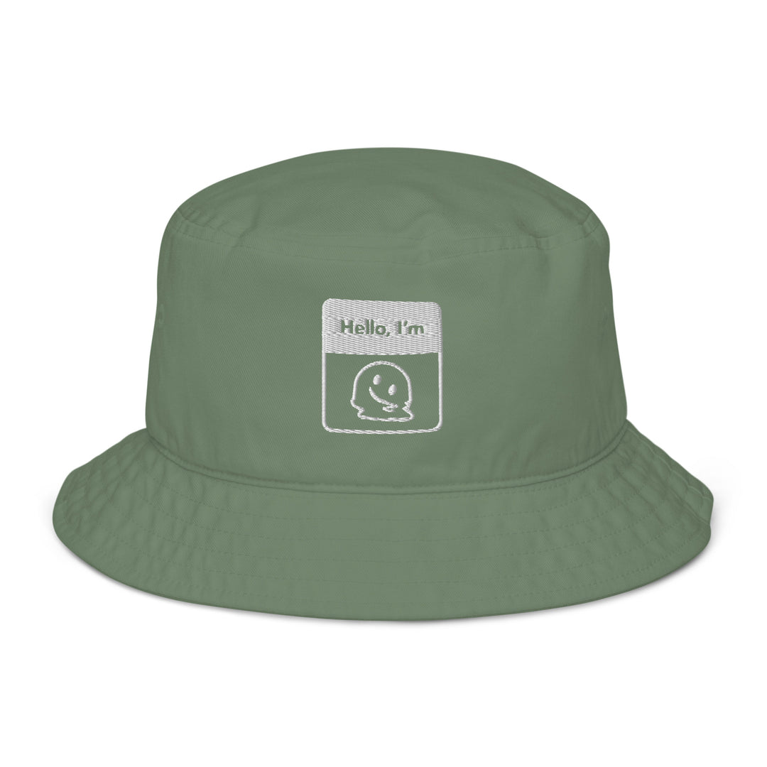 Melting Face Organic bucket hat (Dill), Apparel, , , , , 
