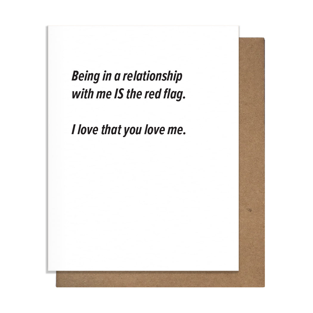 Red Flag Card, Greeting Card, Happy Wedding Anniversary, love quotes